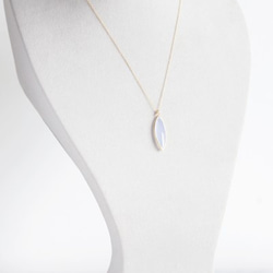 【14KGF】Necklace,Light Blue Grey Opal～Lavender Opal 5枚目の画像