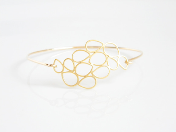 14kgf Wire Bangle/14kgf Filigree 2枚目の画像