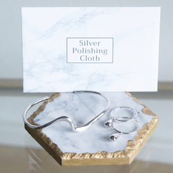 【Sterling silver 925】Curvy Open Bangle 10枚目の画像