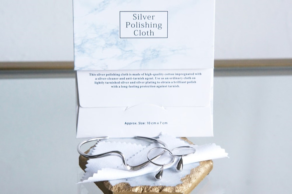 Silver Polishing Cloth/シルバーポリッシュクロス 2枚目の画像