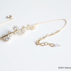 【14KGF】Bracelet,16KGP Cubic Zirconia Galaxy 3枚目の画像