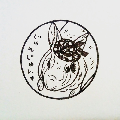 似顔絵・イラスト オーダー消しゴムはんこ ※オプション追加で価格変動