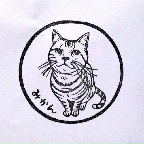 似顔絵・イラスト オーダー消しゴムはんこ ※オプション追加で価格変動