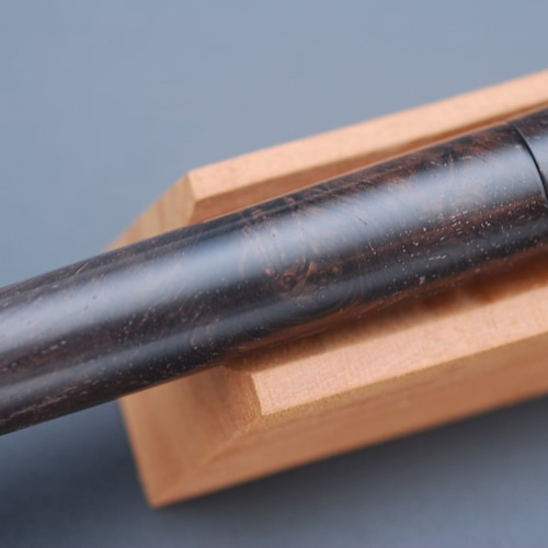 プラチナ万年筆＃3776 センチュリー用銘木軸 【黒檀】 瘤杢 ペン・筆記