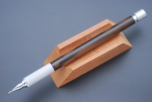 925-25/35シャープペンシル用銘木軸】黒柿 ペン・筆記用具 FongLai