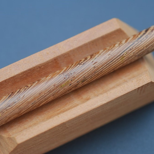 925-25/35シャープペンシル用銘木軸】タガヤサン（鉄刀木） ペン・筆記