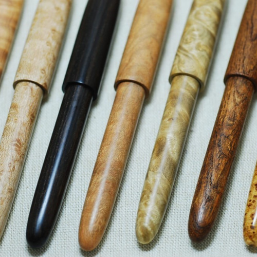 受注製作】プラチナ万年筆＃3776 センチュリー用銘木軸 ペン