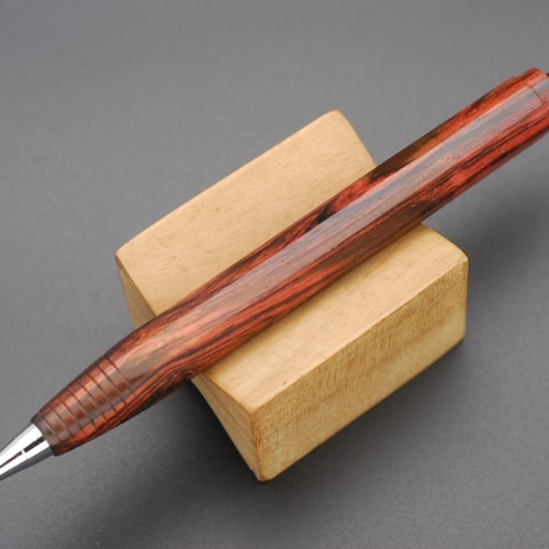 銘木八角軸シャープペンシル 【ブラジリアン・ローズウッド