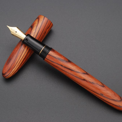 万年筆 PILOT CUSTOM 木製軸 18K 受注製作】 パイロット万年筆 カスタム74用銘木軸 ペン・筆記