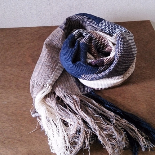 手織りストール