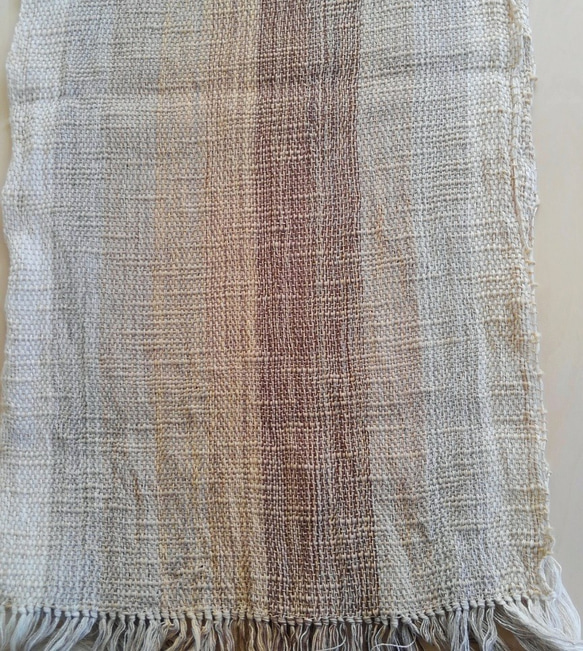 手織りストール　A062 5枚目の画像