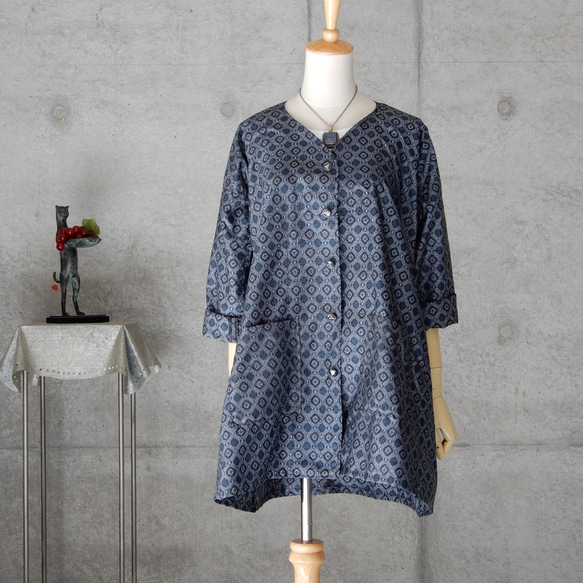 紬のチュニック/着物リメイク チュニック COCORO 通販 6984636｜Creema