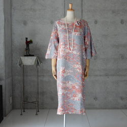 フレアー袖 ワンピース/辻が花/着物リメイク ワンピース COCORO 通販