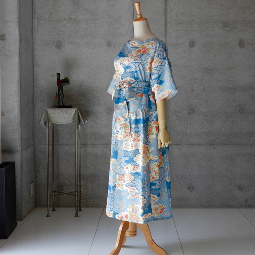 ワンピース/古典柄/着物リメイク ワンピース COCORO 通販 7174942