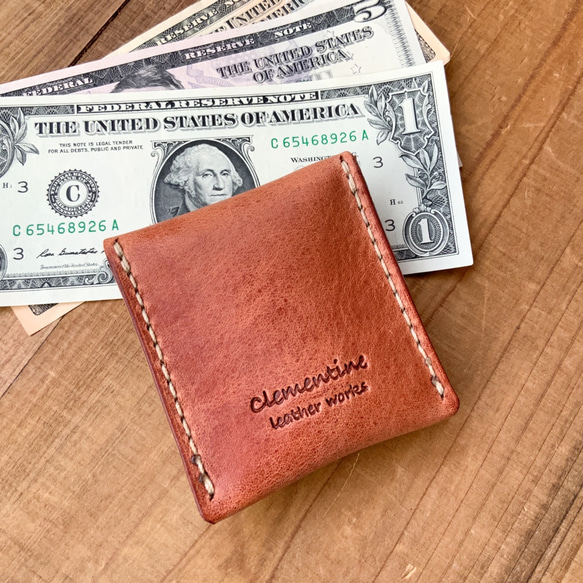 小財布セット 米国ハーマンオークレザー（ナチュラル） 7枚目の画像