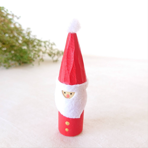 サンタ。集合願います。】 クリスマス サンタクロース トムテ 木製