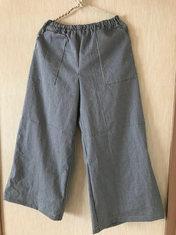 ANACHRONORM ヒッコリー ワイドパンツ 36 ANACHRONORM