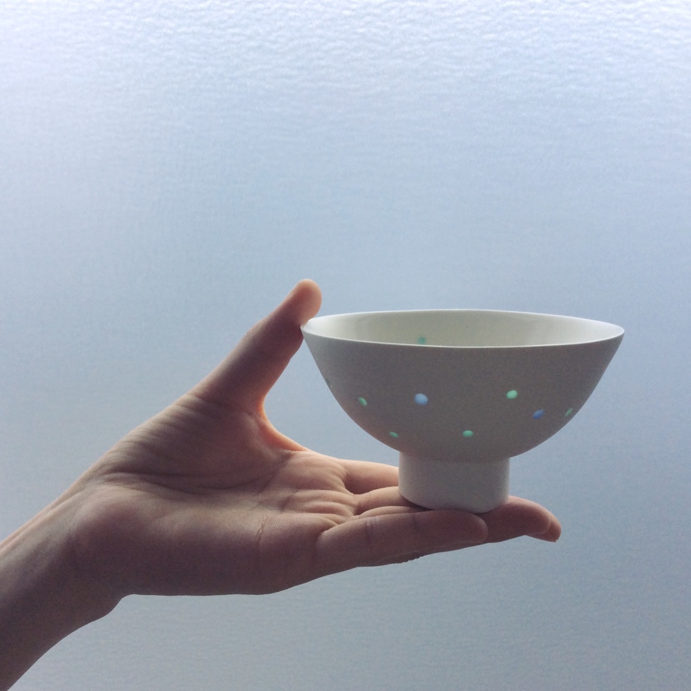 Abuku Bowl カラフル釉薬の透けるうつわ