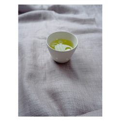 Abuku mini cup neko ネコ柄のカラフル釉薬が透ける蕎麦猪口サイズのカップ／キャンドルホルダー 4枚目の画像