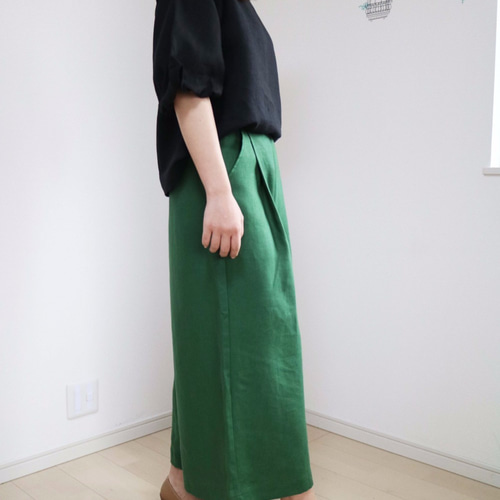 楽天市場】リネン 麻 パンツ ワイドパンツ レディース