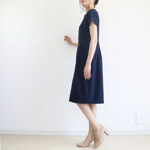 美品❣️ミルフィーユ　フォーマル　ワンピース　濃紺　110cm mille feuille Online shop | ミルフィーユ お受験 面接コレクション