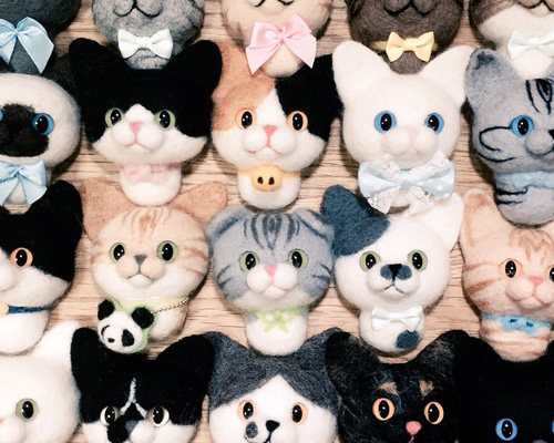 羊毛　ねこさん　ブローチ　orderページ 羊毛 ねこさん ブローチ orderページ 羊毛ねこさんブローチorderページ