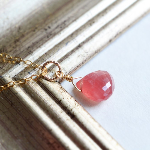 ロードクロサイト（インカローズ）*マロンカット＊ペンダント