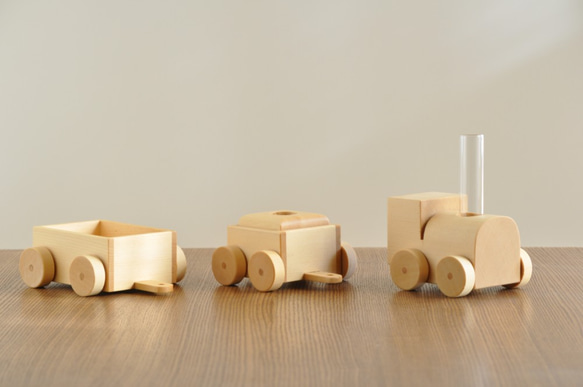 一輪挿し『汽車』きしゃ　　キーケース＆印鑑置き　玄関口前駅停車～　一人暮らしの方へ 4枚目の画像