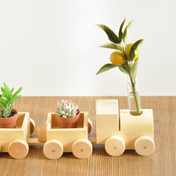 一輪挿し『汽車』きしゃ　窓ぎわ駅停車～ 2枚目の画像