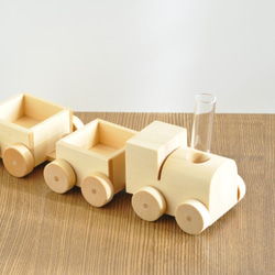 一輪挿し『汽車』きしゃ　窓ぎわ駅停車～ 3枚目の画像