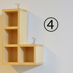 木製壁掛けシェルフA-1 5枚目の画像