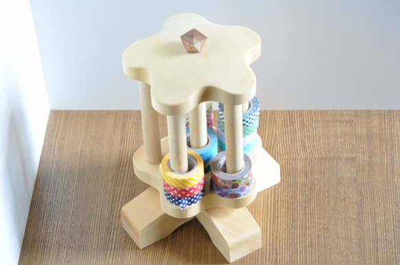 マスキングテープホルダー『星型』くるくる回転 1枚目の画像