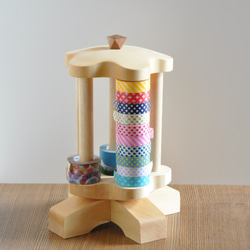 マスキングテープホルダー『星型』くるくる回転 2枚目の画像