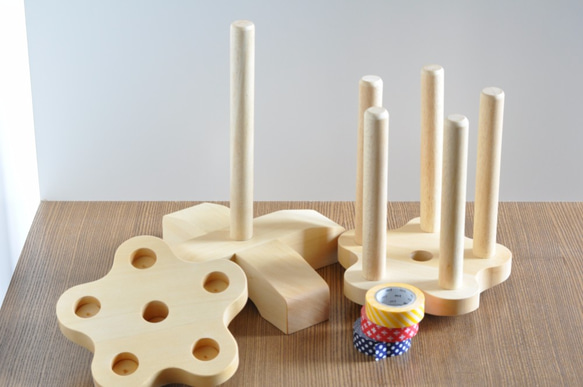 マスキングテープホルダー『星型』くるくる回転 5枚目の画像