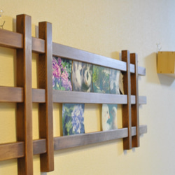 木製フォトフレーム　其の一　壁掛け専用 1枚目の画像