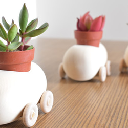 小さな植物鉢器　『くるま』カーレース編～ 2枚目の画像