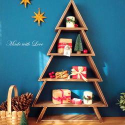 飾り棚 シェルフ ラック クリスマスツリー ビンテージ 姫家具 ロココ 薔薇 フレンチシェルフ 収納 棚｜ManonRococo マノンロココ クラシック家具