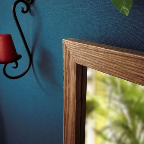 木製コンパクトドレッサー】化粧台/スリム/ドレッサー/鏡