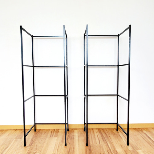 アイアンテレビラック　棚　ハンドメイド アイアンdiyパーツ》リビング収納 テレビ台 コレクションラック