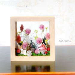 母の日[Flower & Coffee SET]ガラスフレーム＋メッセージドリップバック 5枚目の画像