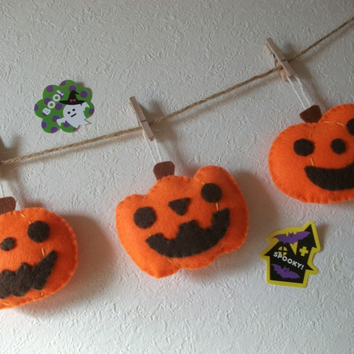 ジャック・オ・ランタン フェルト フェルト】ジャック・オ・ランタンBOX/手作りおもちゃ