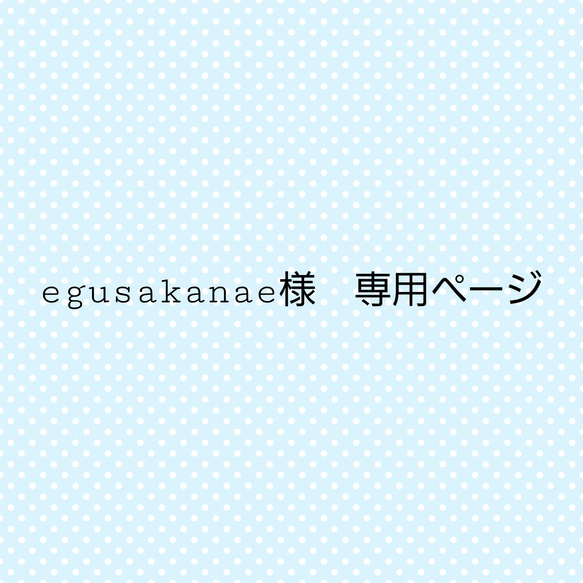 egusakanae様　専用ページ 1枚目の画像