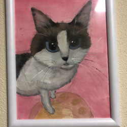 絵画 猫 3枚目の画像