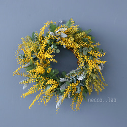 プライスダウン【necco..lab】ミモザリース009　-mimosa- 5枚目の画像