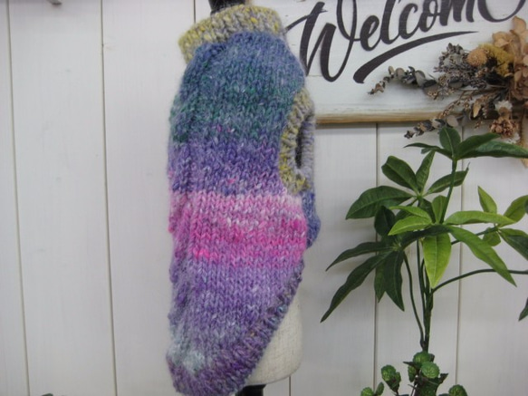♪手編み♪野呂の糸「胡蝶蘭」★セーター 2枚目の画像