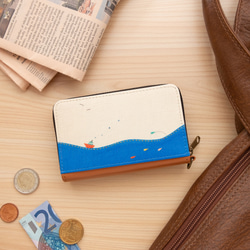 海にゆこうよ！　ミニ財布　 ✶ コインパスケース ブルー 夏 ✶ 10枚目の画像