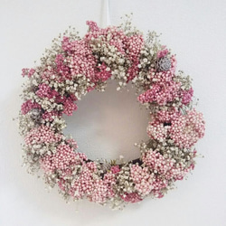 クリスマス＊ライスフラワーの小花のリース リース Sakiori handmade