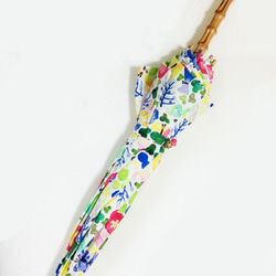 【受注生産】水彩画の日傘「雨の日のおさんぽ」 5枚目の画像