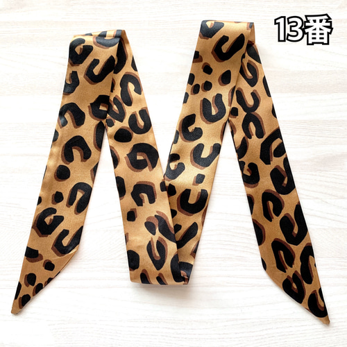 【SALE 】リボンスカーフ　バッグスカーフ　バッグチャーム25枚×2 13番】スカーフ ツイリー バッグスカーフ ツイリースカーフ