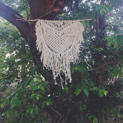 【送料無料】macrame wall tapestry 流木タペストリー 1枚目の画像